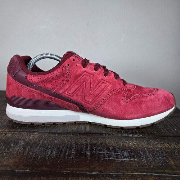 NEW New Balance 996 Mens Size 9 D Lifestyle Running Shoes MRL996LO Red Suede - Picture 8 of 11